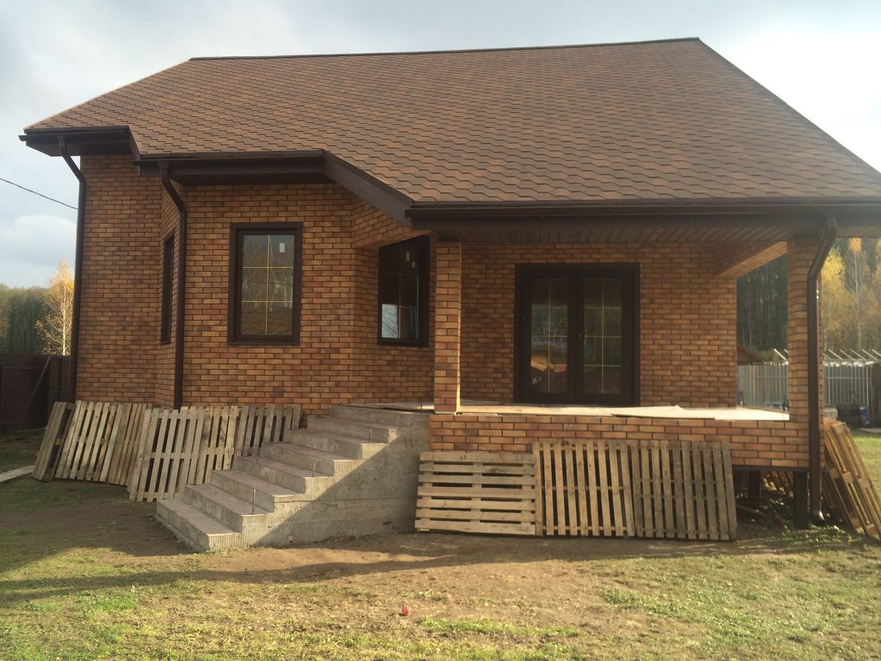 Burgund Glatt, Толщина 40 мм, Фасадные Термопанели Rufford