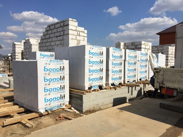 Газобетонные блоки Bonolit г. Малоярославец D500 B3,5 625х250х125